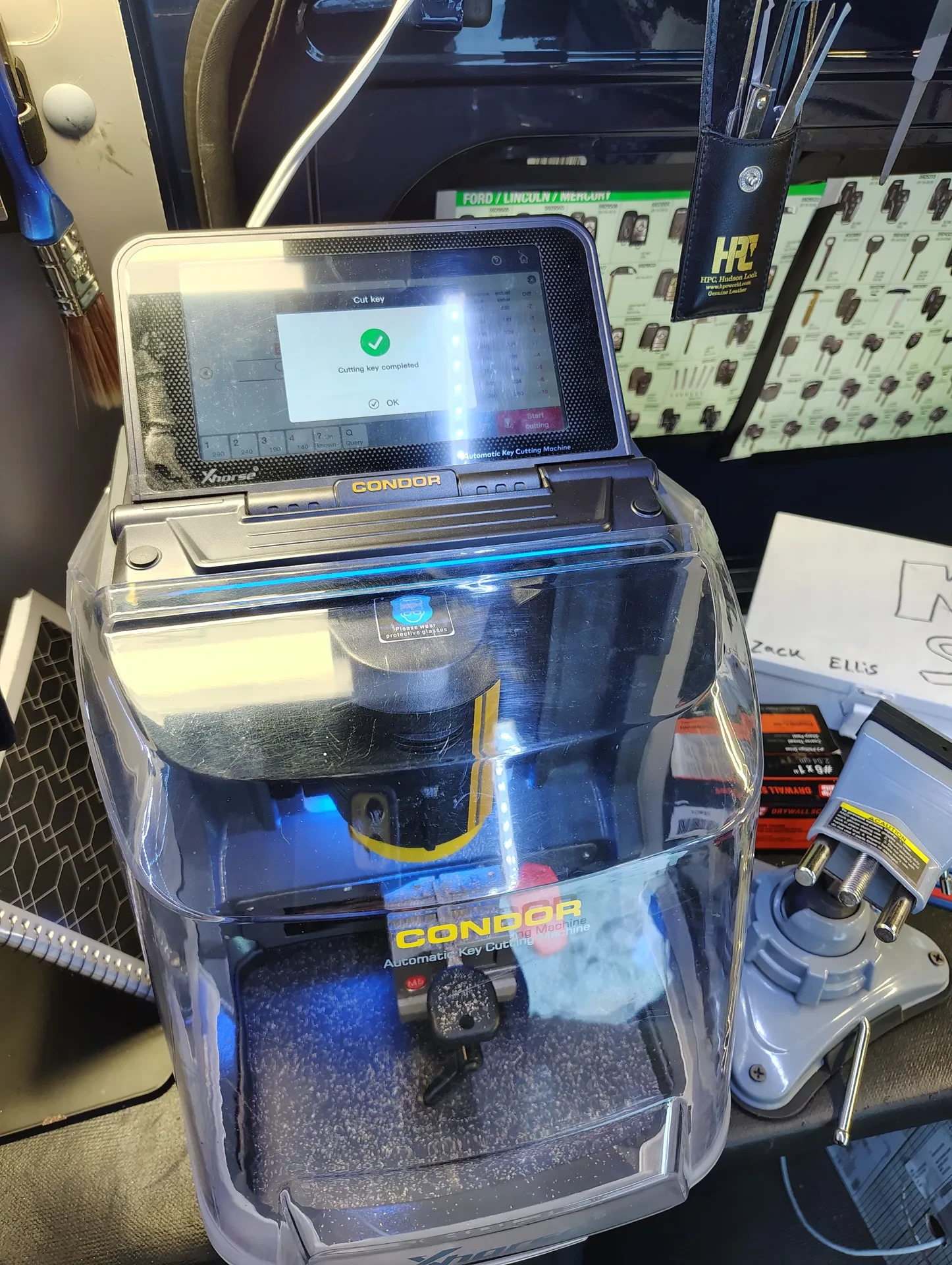 EZ Locksmith Mobile Unit and Equipment